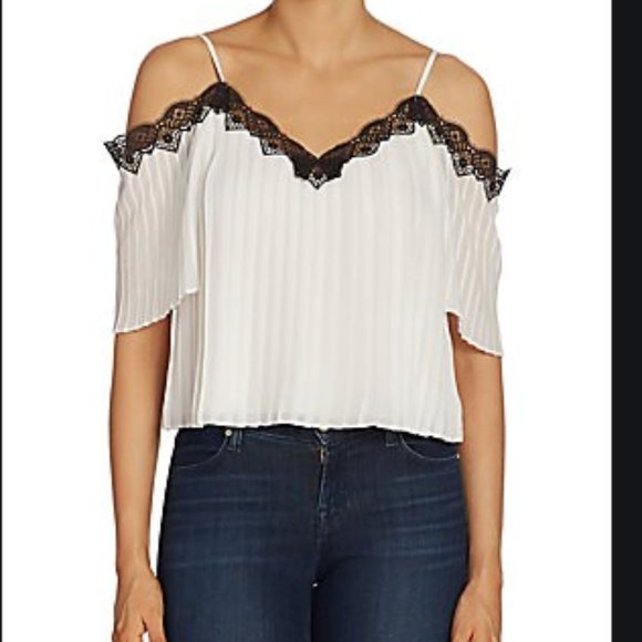 Alice & Olivia Fefe Cold Shoulder New (S) - Picture 2 of 4